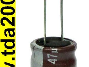 47 мкф 400в 16х25 105°C Jamicon TX конденсатор электролитический