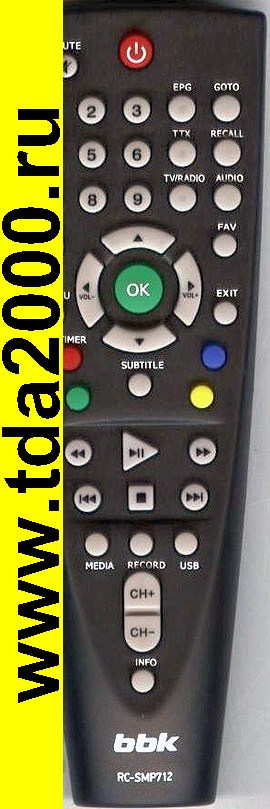 Пульт Bbk STB-103 (BBK RC-SMP 712)( к DVB T-2)