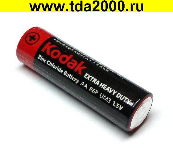 Батарейка пальчиковая (AA) R6 Kodak Extra Heavy Duty солевая 1,5в
