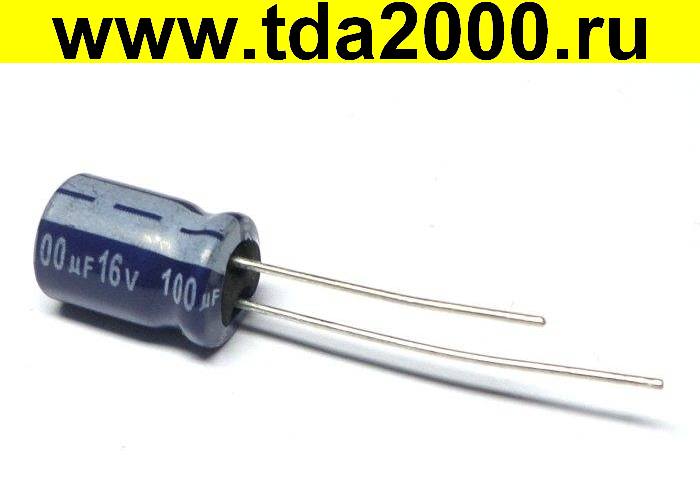 100 мкф 16в 8х11 105°C Jamicon WG конденсатор электролитический