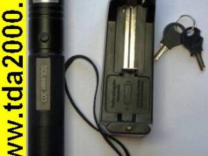 Лазерная указка зелен. мощная + насадки