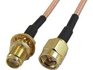 Разъём Пигтейл SMA штекер~гнездо SMA-J3/SMA-KY3-RG316-30 Высокочастотный