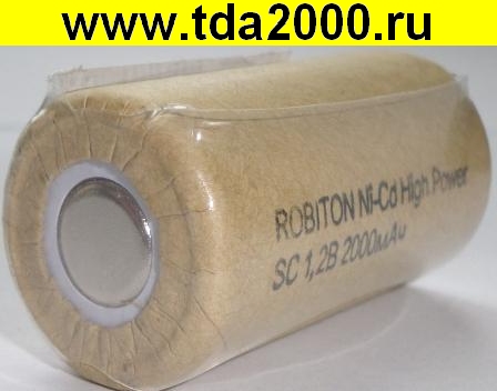 Аккумулятор пром. NCSC SR2 ROBITON High Power 2000mAh Ni-CD для шуруповерта