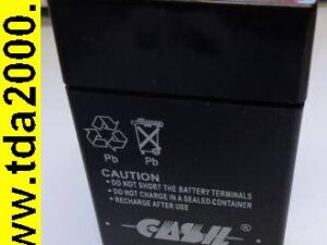 Аккумулятор 4в 4,5Ач Casil CA445 (100х46х46) свинцовый