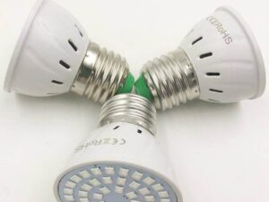 Лампа ФИТО E27 60Led для роста рассады (полный спектр)