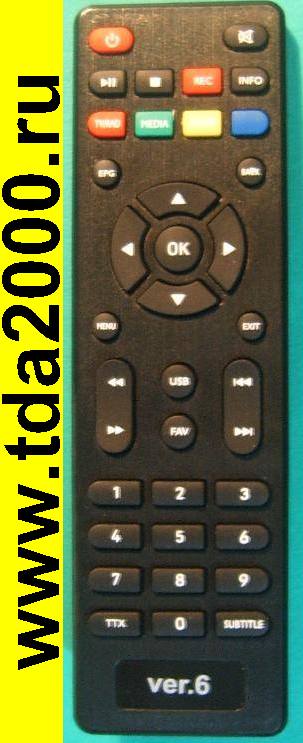 Пульт Oriel-6 ver6 HD DVB-T2(M/C) (6-я версия STB-T2)