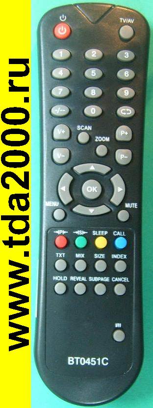 Пульт Shivaki BT0451C (Tehno) c txt [lcd tv]