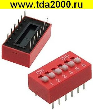 Перекл. dip SWD 1-6 (DS-06)