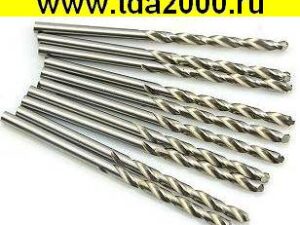 Сверло 0,7мм с цилиндрическим хвостовиком