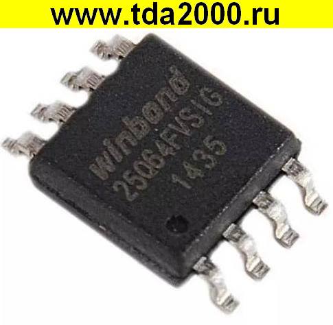 W25Q64 FVSIG (JVSIQ) sop-8-208mil корпус 5х5мм Winbond микросхема