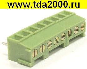 Разъём Клеммник XY302V-08P 3.5mm лифт терминальный блок  (колодка на плату для провода под винт)