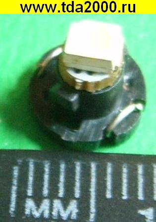 Автолампа T3 белая 1smd 3528 140° white без цоколя диаметр 8мм