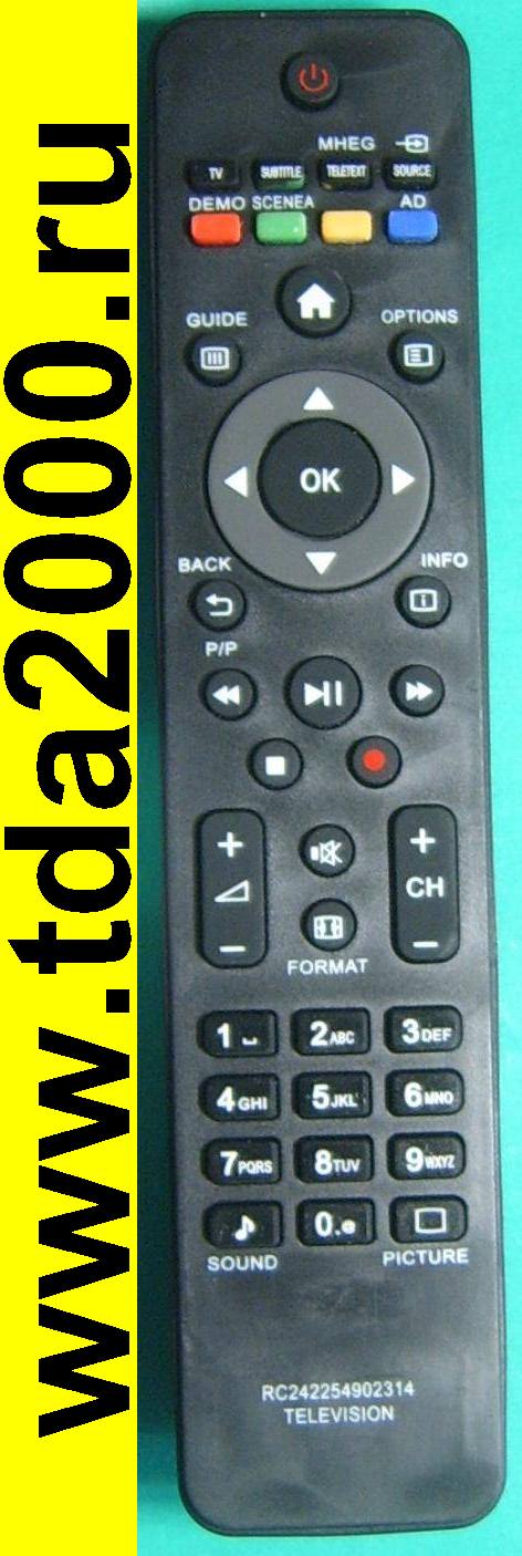 ft040785.jpg Пульт Philips RC2422 5490 2314 Television — изображение 1