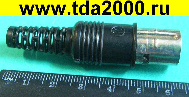 Разъём DIN 3pin штекер на кабель 7-0251 (СШ-3)