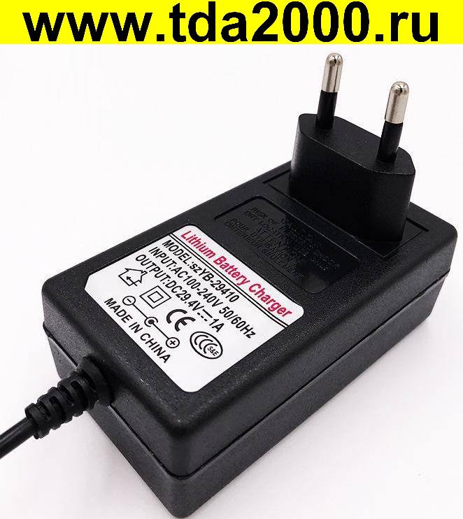 ft041636.jpg Адаптер 29,4в 1,0А штекер 5,5х2,5 Зарядное устройство для Li-Ion аккумуляторов Блок питания — изображение 1