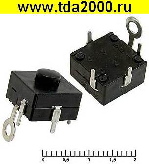 Кнопочный PBS1204K 1A 30V ON-ON переключатель