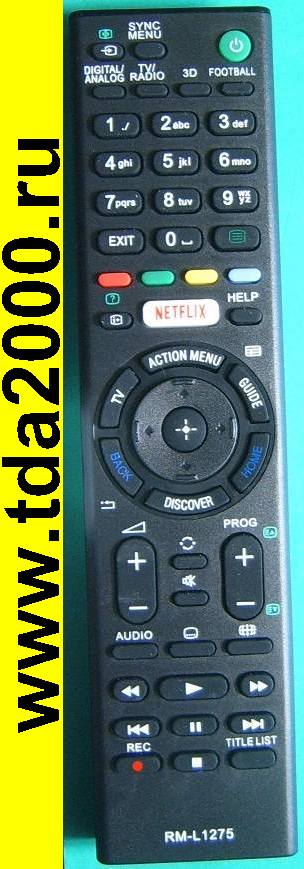 Пульт Sony RM-L1275 (корп.RMT-TX101) [lcd tv] унив.