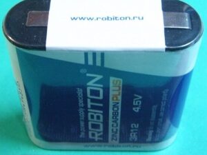 Батарейка квадратная (3R12) Robiton Plus 4,5в