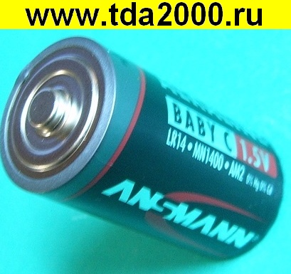 Батарейка (C) LR14 ANSMANN RED BL-4 1,5в