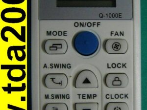 Пульт Кондиционера Q-1000E 1000 в 1 универсальный