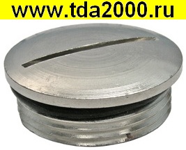 Заглушка для кабельных вводов PG21 металл