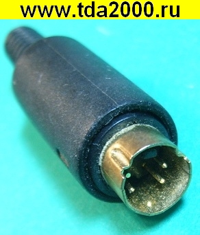 Разъём DIN S-видео 4pin штекер