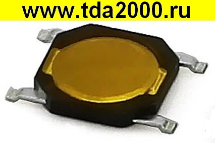 Кнопка 5х5x0,8 мембрана большая тактовая