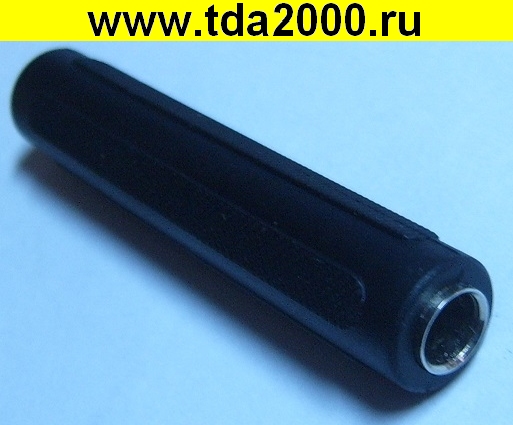 Аудио 6,3 стерео гнездо~Аудио 6,3 стерео гнездо Переходник пластик (Переход 6.35мм гн стерео - 6.35мм гн стерео пластик)