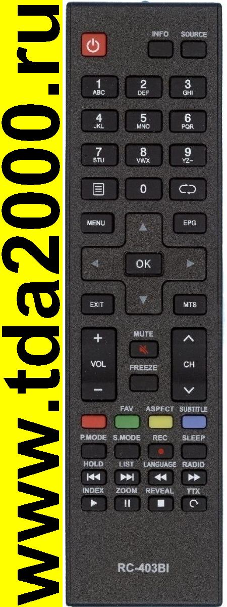Пульт Daewoo RC-403 BI LCD TV
