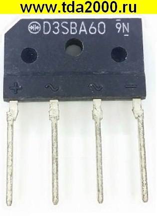 D3SBA60 (=D3SB60) (1000в 3А) диодный мост