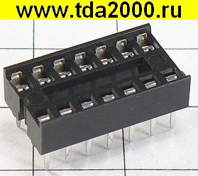 Панелька dip -14 SCS-14 с шагом 2,54мм для микросхем