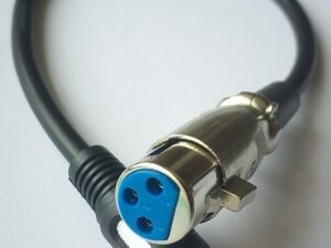 RCA гнездо~XLR гнездо шнур 0,3м «позолоченный» (микрофонный CANON)