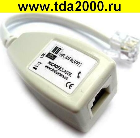 ADSL сплиттер (фильтр) MFAS001 ставить перед телефоном