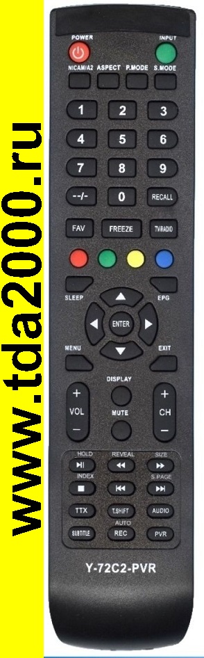 Пульт Supra Y-72C2-PVR [lcd tv]