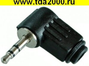 Разъём Аудио 3,5 штекер на кабель угловой