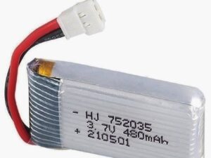 Аккумулятор 3,7в 480мАч Li-Pol H31 для дронов H107, H31, KY101, E33C, E33 модель HJ752035