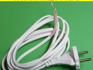 Разъём с проводом 2,2 м (провод ШВВП 2х0,5) Вилка