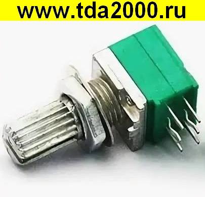 RV097G B50K стерео (6 выводов) вал 10мм L=15мм резистор переменный