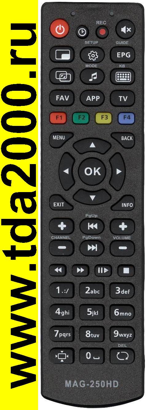 Пульт Ростелеком MAG-250HD