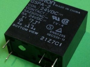 Реле G5PA-2-DC24V (5А, два контакта на замыкание)