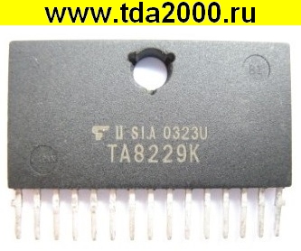 TA8229 K ( 2x4,6W ) sip-15 микросхема