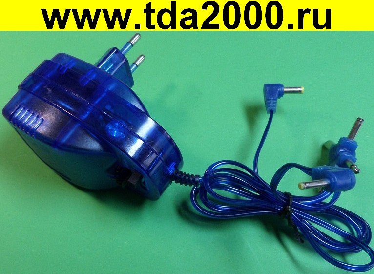 Адаптер 1,5-12в 6вт (6 штекеров) ХМ-500D (на несколько напряжений)