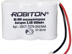Аккумулятор 3,6в 600мАч Ni-Mh ROBITON T279-3X2/3AA PH1