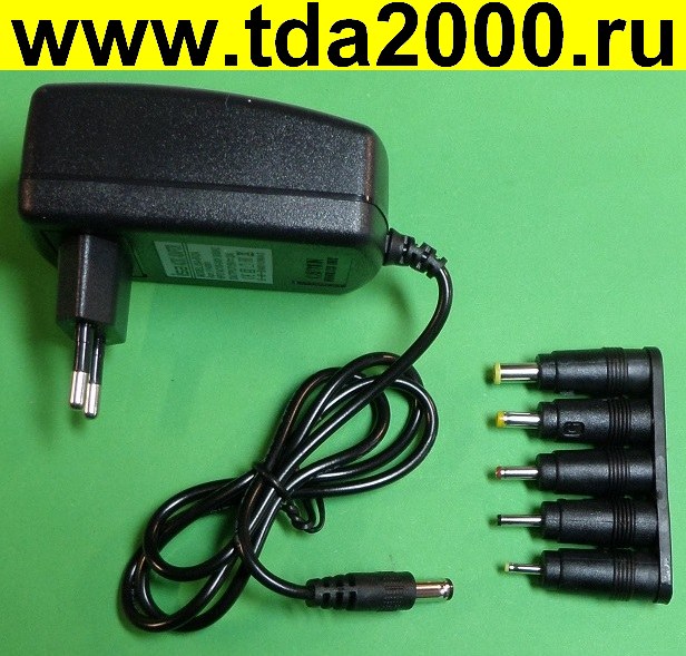 Адаптер 5в 2,0А (5,5х2,5) ISA (5 переходных штекеров) Блок питания