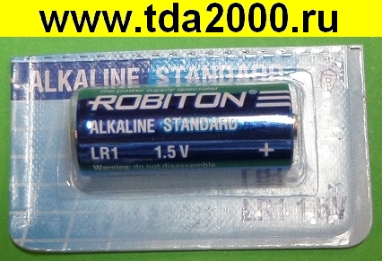 Батарейка (N) LR1 Robiton 1,5в