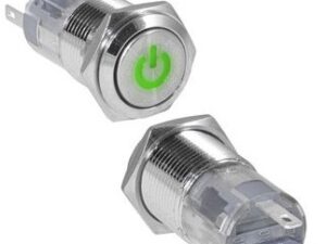 Кнопка LAS2GQF-11DT/G/N on-(on) антивандальная