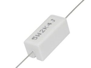 Резистор 2,4 ком 5вт SQP,PRW выводной