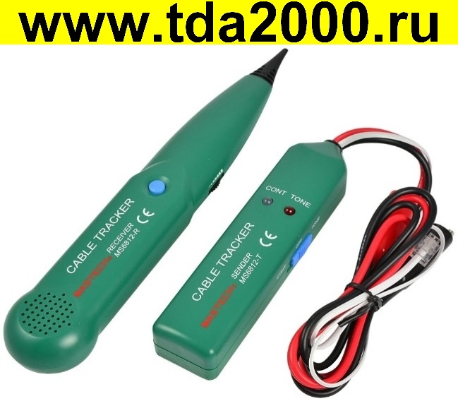 Тестер кабеля MASTECH MS-6812 (поиск замыкания, обрыва, идентификатор в многожильном кабеле, телефонный)