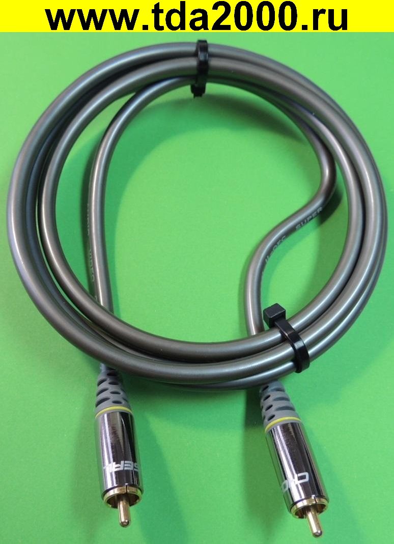 RCA штекер~RCA штекер шнур 1,8м Премиум класс