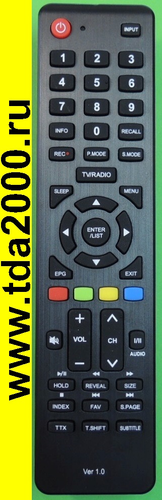 Пульт Dexp ver1.0 F22F7000K (H32F7000K/W, H32d7000K)